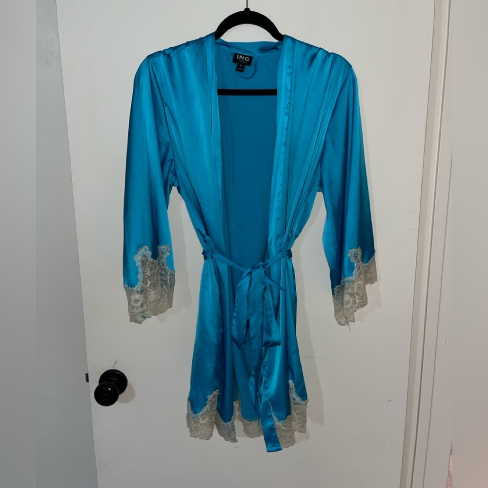 INC International Concepts Satin Robe